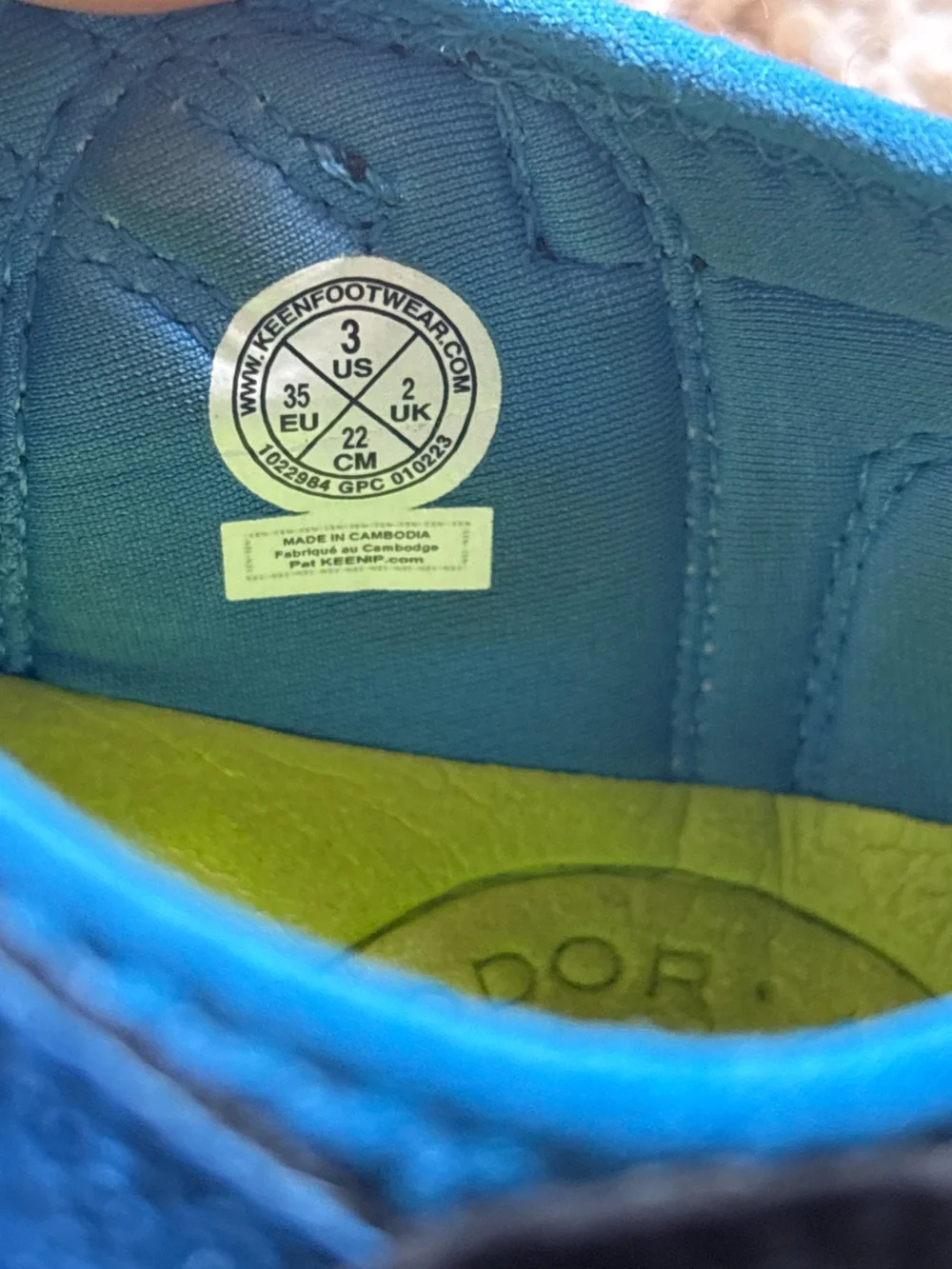 KEEN Seacamp II CNX - Size big Kid 3 Blue/Green